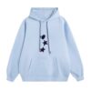 Minimal Star Print Comfortable Hoodie