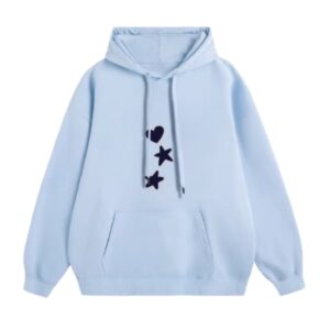 Minimal Star Print Comfortable Hoodie
