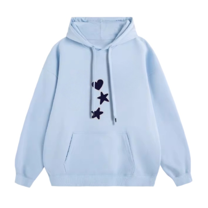 Minimal Star Print Comfortable Hoodie